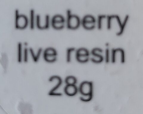 BLUEBERRY "LIVE RESIN”