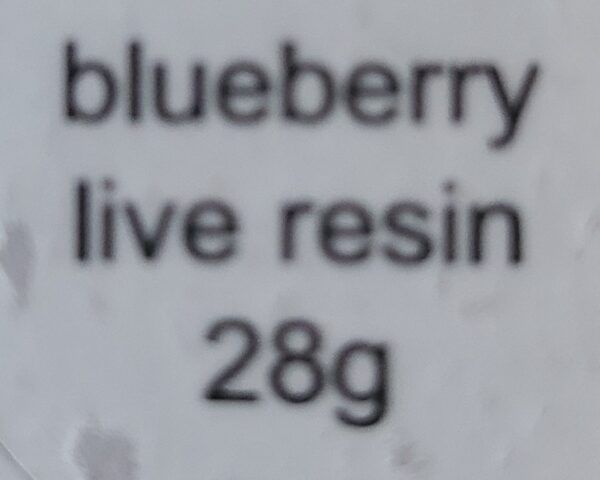 BLUEBERRY "LIVE RESIN”